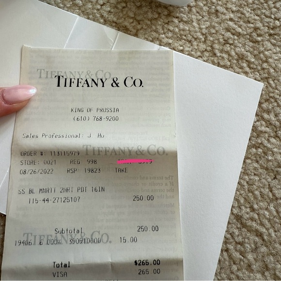 Tiffany & Co | 2 heart necklace - Picture 7 of 7